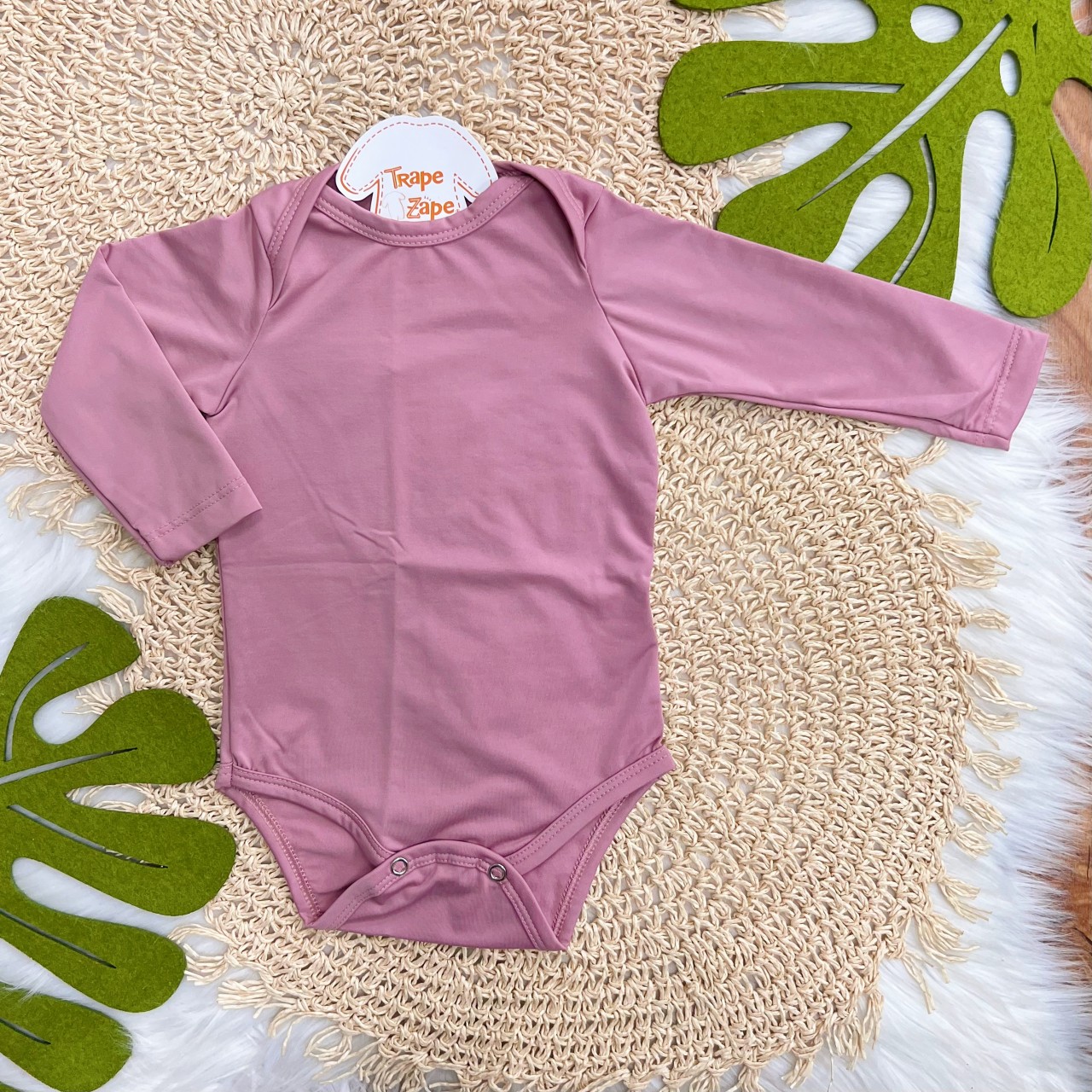 Body Térmico Manga Longa - Rose